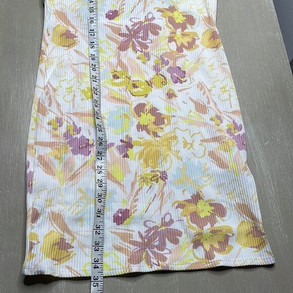 NWT Ted Baker ribbed floral bodycon dress - Picture 7 of 10